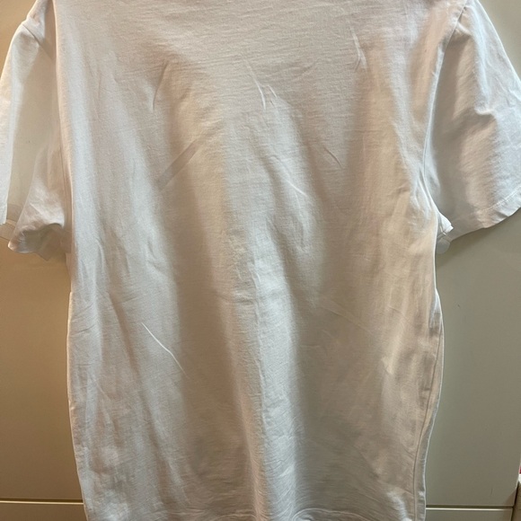 Primark Crew Neck Solid WHITE LOGO PROUD T-Shirts Unisex Sz M - Picture 3 of 4